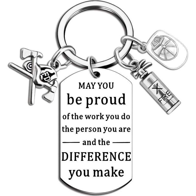 Tech Keychain Accessories - Chaveiro de Apreciação para Policiais, Bombeiros