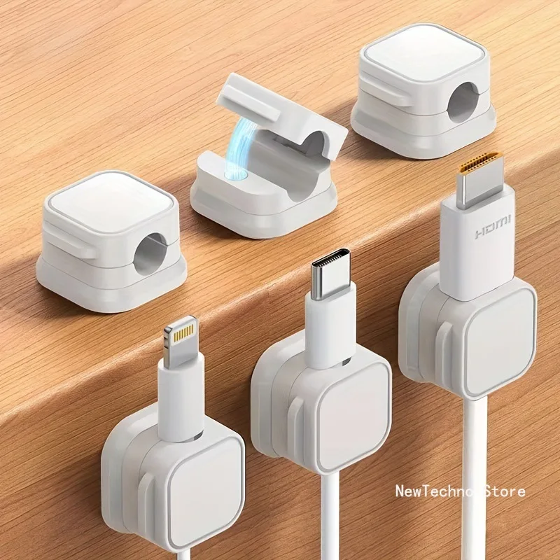 Desk Cable Clip - Organizador de cabos magnético, clipes de