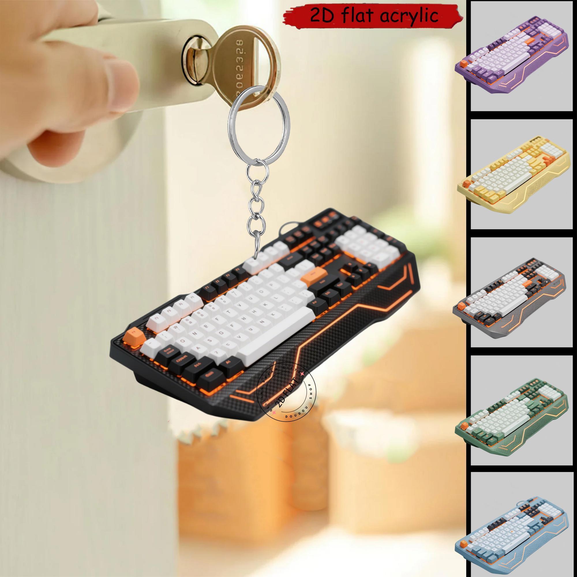 Tech Keychain Accessories - Chaveiro de Acrílico em Forma de