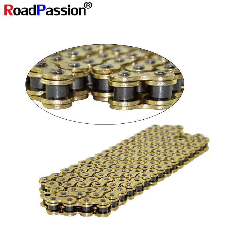 Top Tech Accessories - Corrente dourada para motor de motocicleta,
