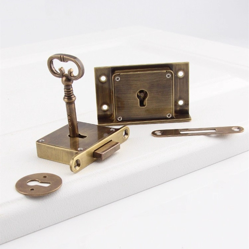 High Tech Office Accessories - Fechadura de gaveta estilo antigo, mesa