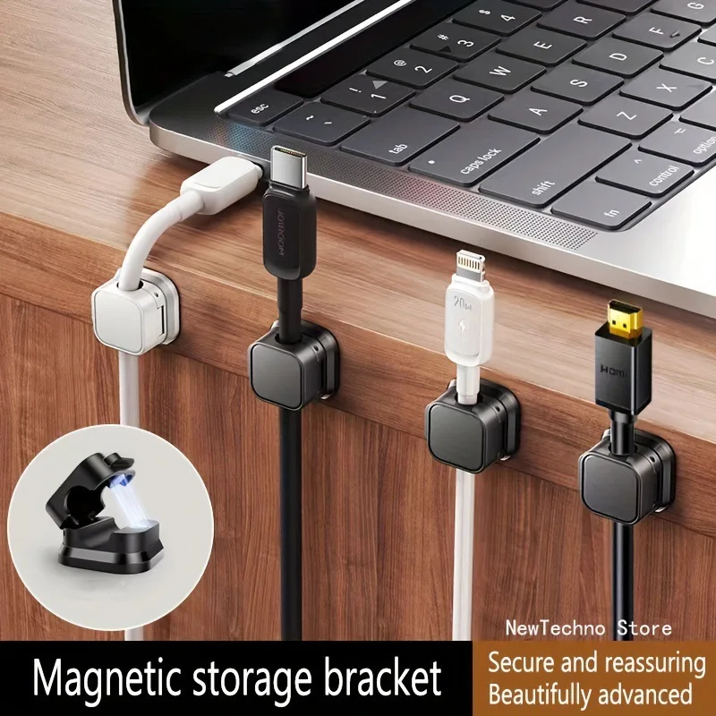 Organizador de cabos magnético - Desk Cable Clip avaliação e preço