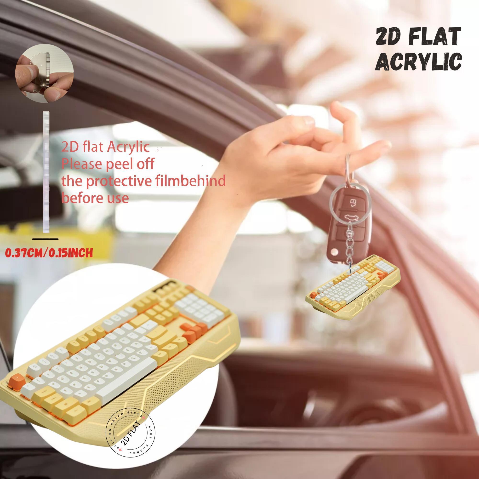 Chaveiro de Acrílico em Forma  - Tech Keychain Accessories avaliação e preço