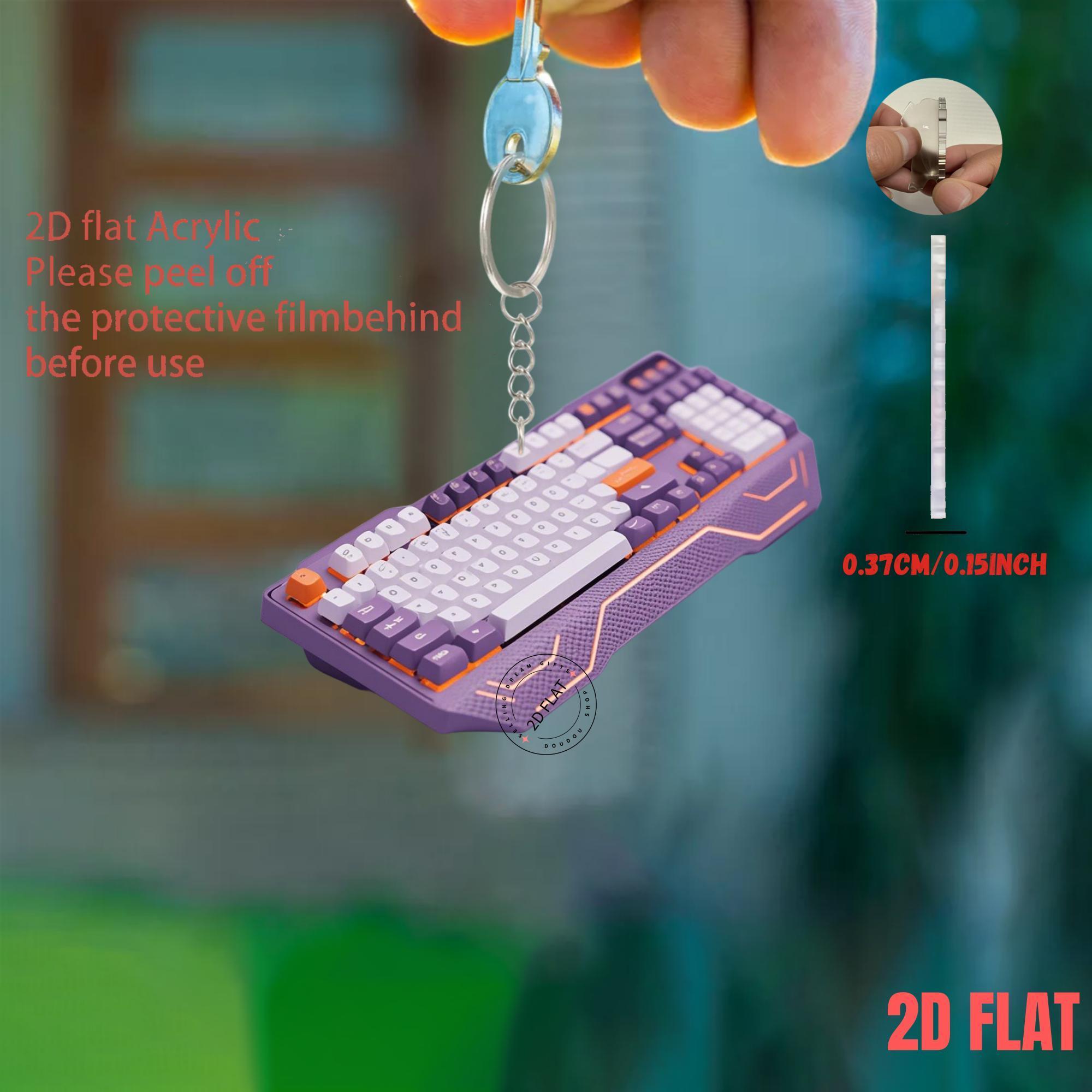 Chaveiro de Acrílico em Forma  - Tech Keychain Accessories avaliação e preço