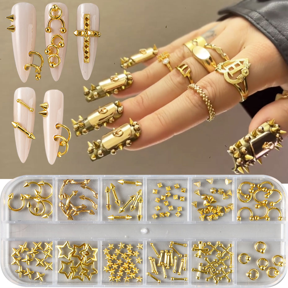 12 grades y2k prateado dourado - Y2K Tech Accessories avaliação e preço