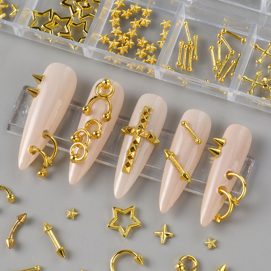 12 grades y2k prateado dourado - Y2K Tech Accessories avaliação e preço