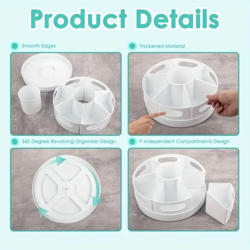Organizador de mesa giratório  - Tech Accessories For Office avaliação e preço