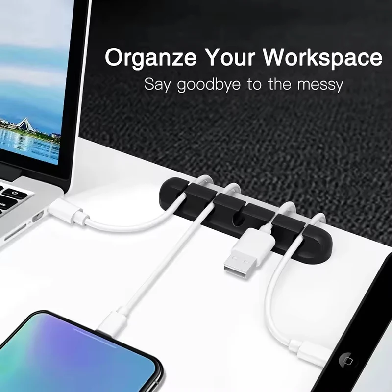 Organizador de Cabos USB de Si - Desk Cable Clip avaliação e preço