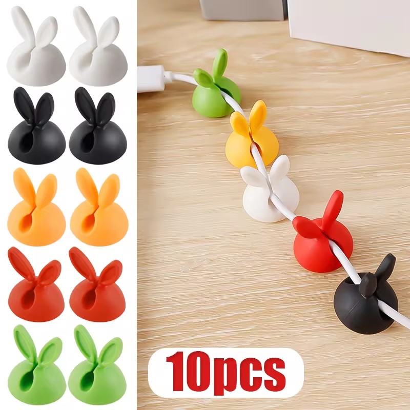 Coelho bonito Ear Cable Manage - Desk Cable Clip avaliação e preço