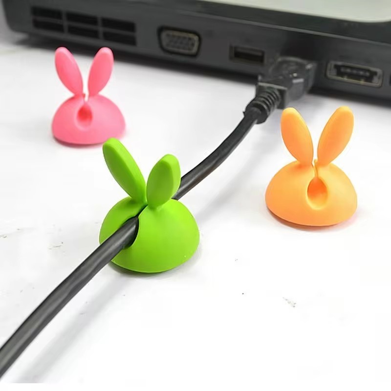 Coelho bonito Ear Cable Manage - Desk Cable Clip avaliação e preço