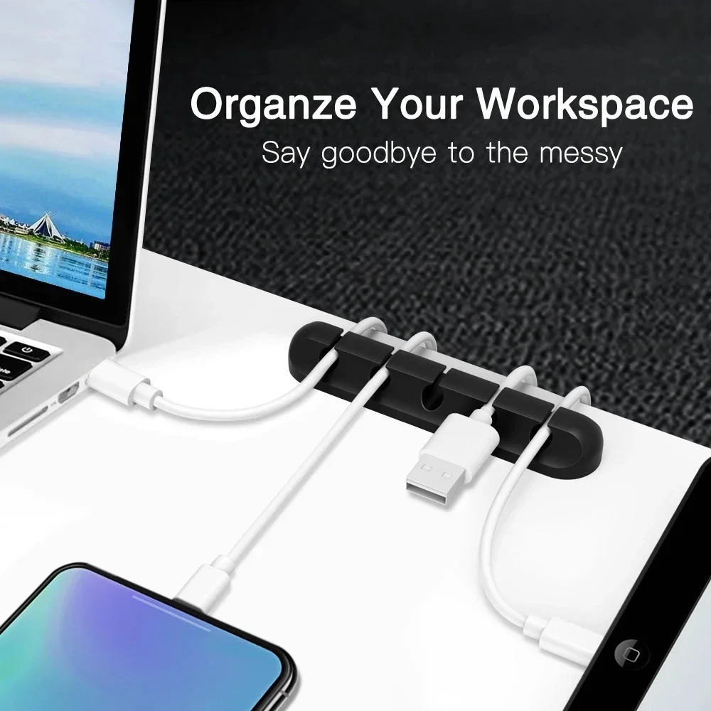 Organizador de cabos adesivo p - Desk Cable Clip avaliação e preço