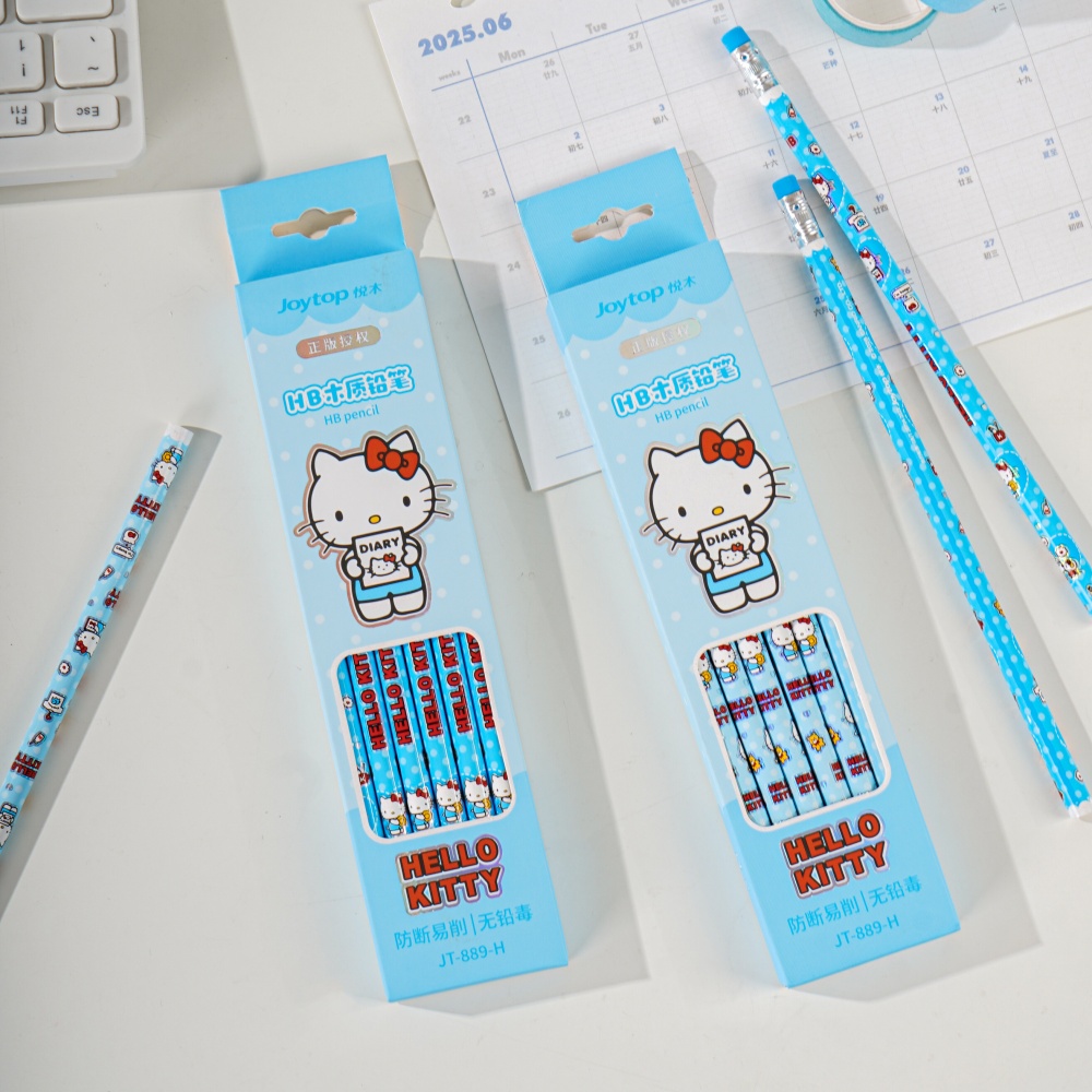 Conjunto de lápis sanrio hello - Tech Accessories For Office avaliação e preço