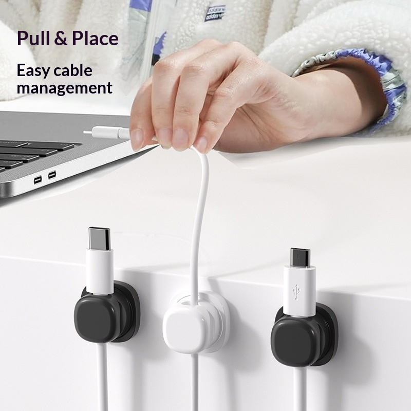 Organizador de Cabos Rotativo  - Desk Cable Clip avaliação e preço
