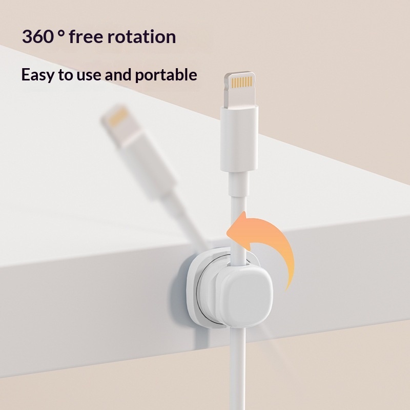 Organizador de Cabos Rotativo  - Desk Cable Clip avaliação e preço