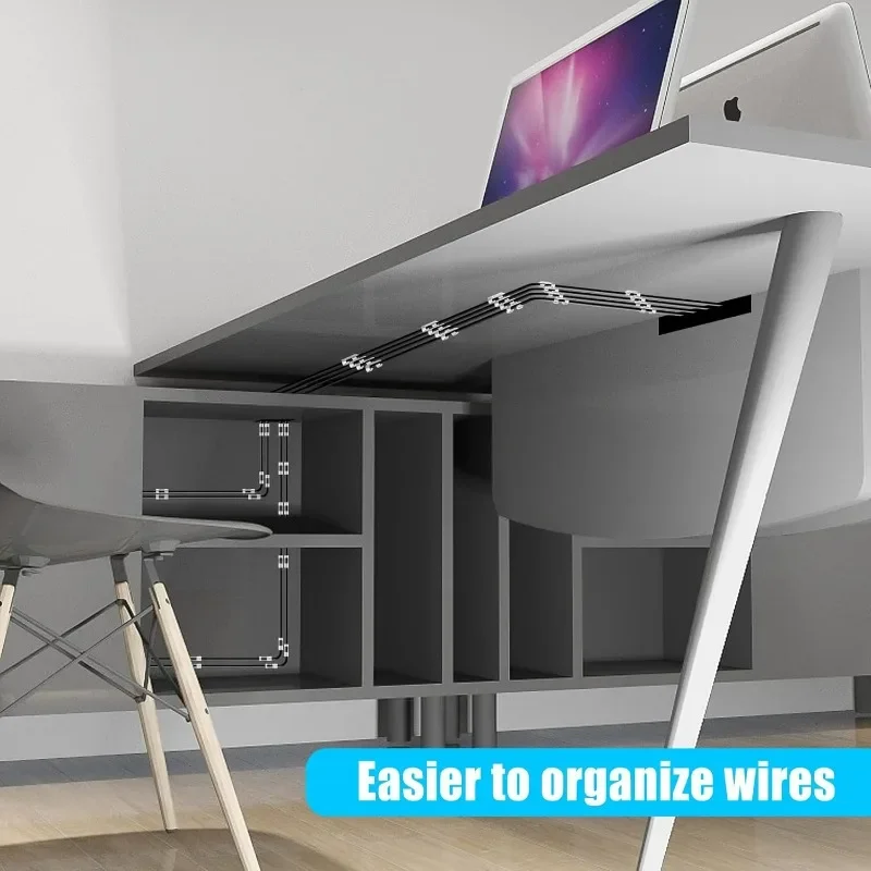 Organizador de Cabos Adesivo p - Desk Cable Clip avaliação e preço