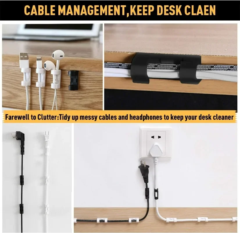 Organizador de Cabos Adesivo p - Desk Cable Clip avaliação e preço