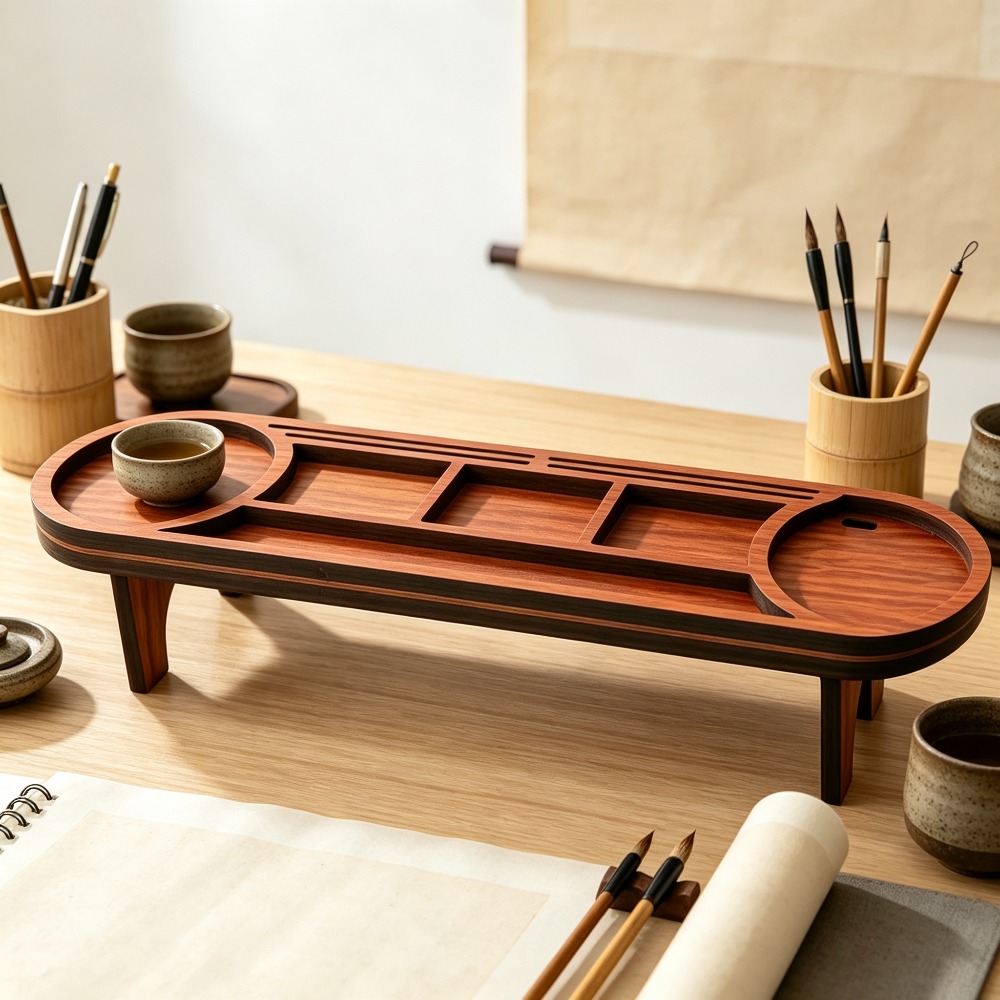 Organizador de Mesa de Madeira - Tech Accessories For Office avaliação e preço