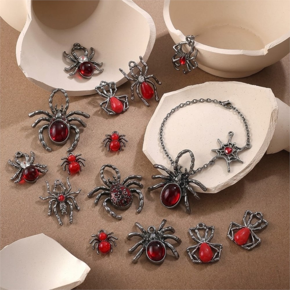 5 Peças de Pingente de Aranha  - Y2K Tech Accessories avaliação e preço