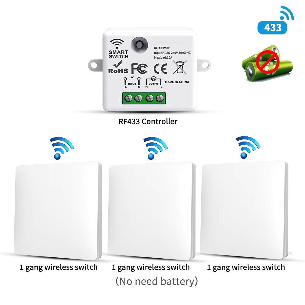 Interruptor de Luz Sem Fio RF4 - Power Bank Wireless avaliação e preço